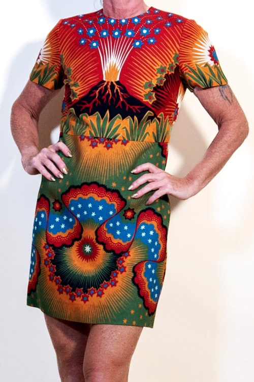 Valentino Volcano Dress