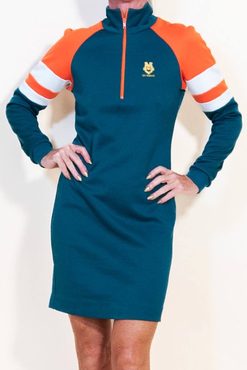 Love Moschino Sporty Green/ Orange Dress